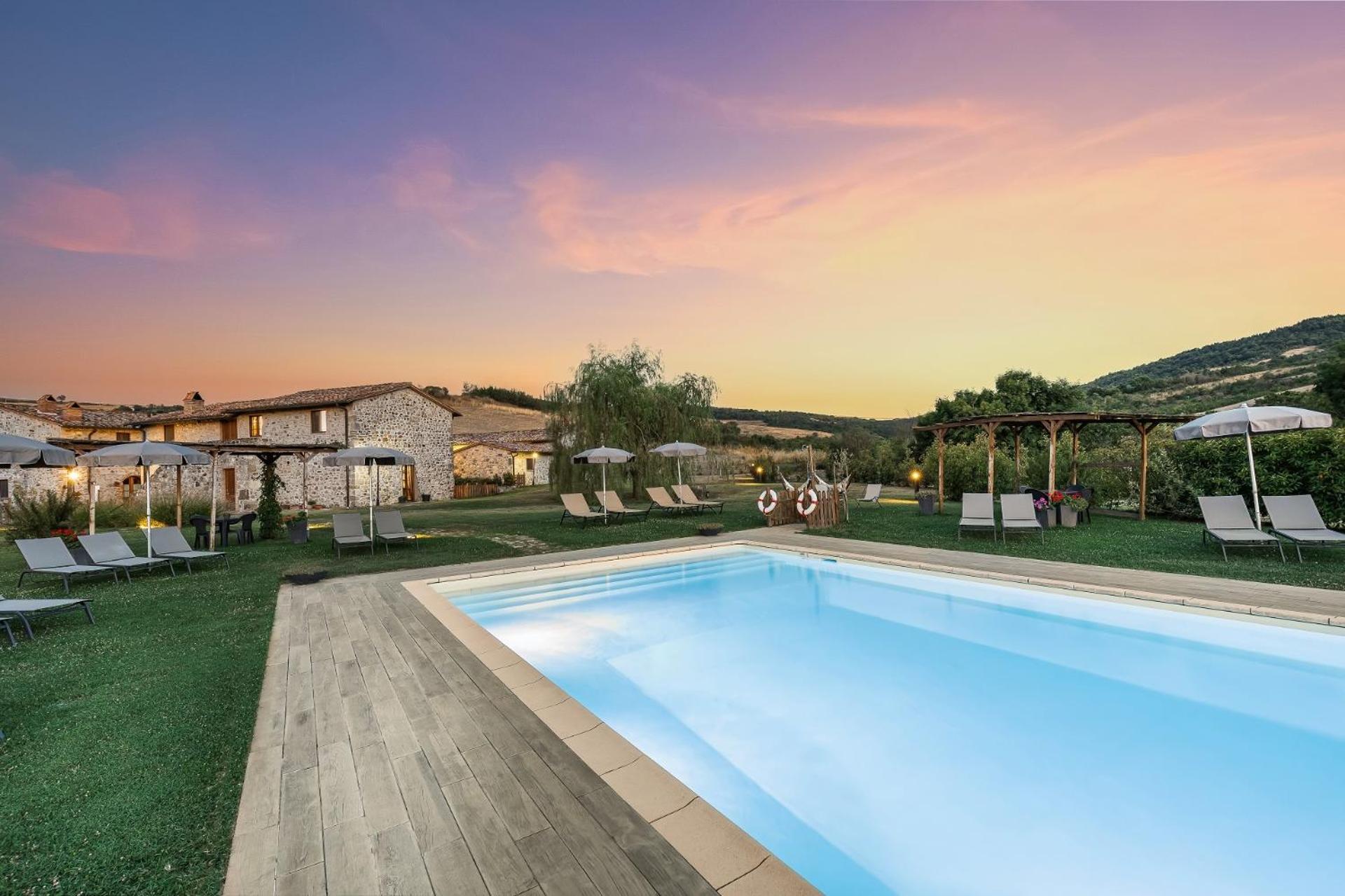 Agriturismo Podere San Giorgio Radicofani Buitenkant foto